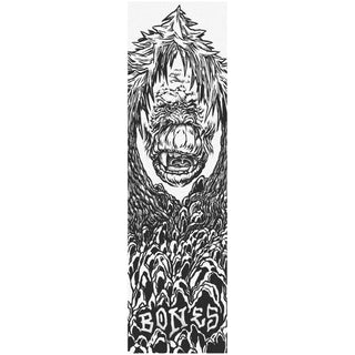 Bones Wheels Skateboard Griptape Forked White 9" x 33"