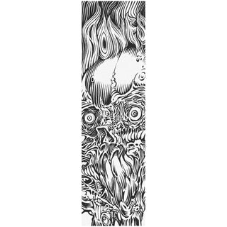 Bones Wheels Skateboard Griptape Stare Down White 9" x 33"