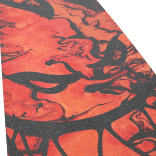 Spitfire Wheels Skateboard Griptape Bighead Lava Red 9" x 33" Grip Tape Sheet