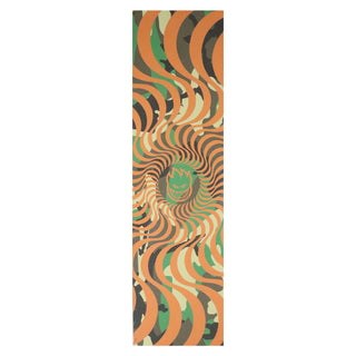 Spitfire Wheels Skateboard Griptape Classic Swirl Camo/Orange 9" x 33" Grip Tape Sheet