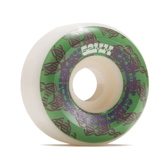 Girl Skateboard Wheels 52mm 99A Vibrations Conical White/Green