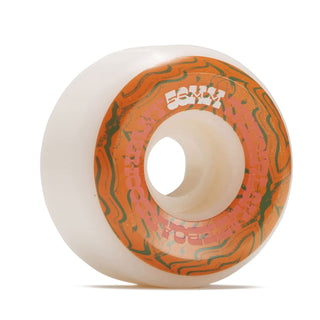 Girl Skateboard Wheels 56mm 99A Vibrations Conical White/Orange
