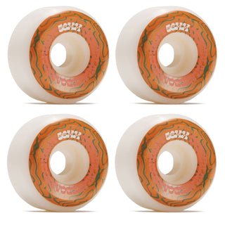 Girl Skateboard Wheels 56mm 99A Vibrations Conical White/Orange
