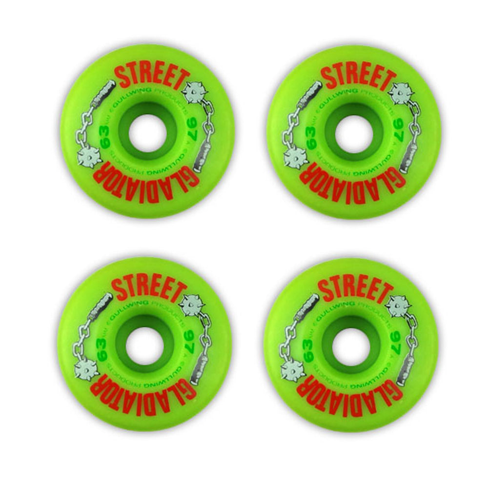 Gullwing NOS Wheels Gladiators 63mm 97a – TGM Skateboards