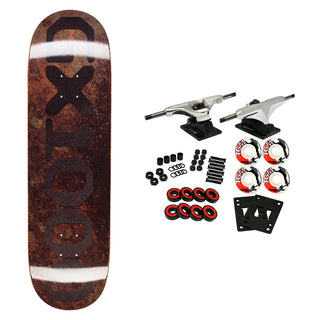 GX1000 Skateboard Complete Team OG Logo Brownish/Black Foil 8.75" x 32.625"