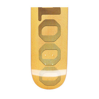 GX1000 Skateboard Deck Team OG Logo Goldish/Green 8.375" x 32.25"