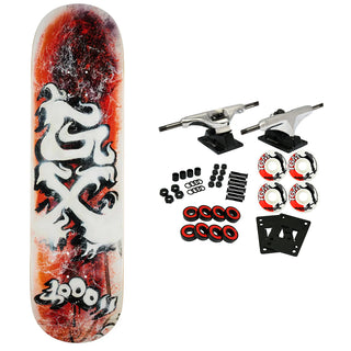 GX1000 Skateboard Complete Pollock 8.625" x 32.125"