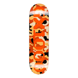 GX1000 Skateboard Deck OG Logo Camo/Orange 8.75" x 32.625"