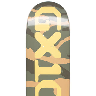 GX1000 Skateboard Deck OG Logo Camo/Yellow 8.5" x 32.125"
