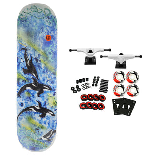 GX1000 Skateboard Complete Sean Greene Killer Whale 8.25" x 32.125"