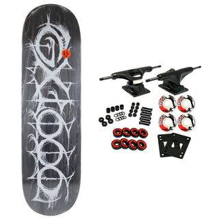 GX1000 Skateboard Complete Dino Black 8.5" x 32.125"