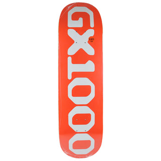 GX1000 Skateboard Deck OG Logo Orange 8.62" x 32.125"