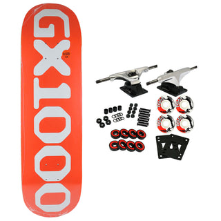 GX1000 Skateboard Complete OG Logo Orange 8.62" x 32.125"
