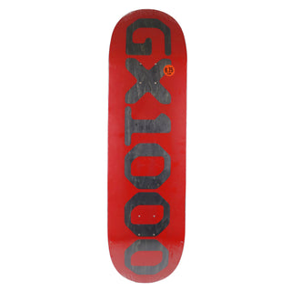 GX1000 Skateboard Deck OG Logo Red/Black 8.75" x 32.625"