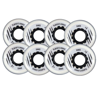 Player's Choice Indoor Roller Hockey Wheels 59mm Ginos 74A 8-Pack