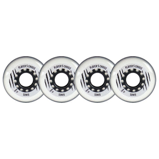 Player's Choice Indoor Roller Hockey Wheels 68mm Ginos 74A 4-Pack