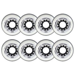 Player's Choice Indoor Roller Hockey Wheels 68mm Ginos 74A 8-Pack