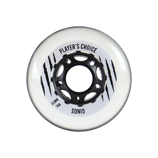 Player's Choice Indoor Roller Hockey 80mm Ginos 74A Single Wheel