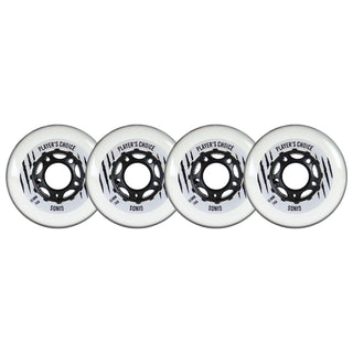Player's Choice Indoor Roller Hockey Wheels 80mm Ginos 74A 4-Pack