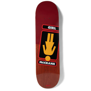Girl Skateboard Deck McCrank Oops OG Twin Tail 8.5" x 31.875"