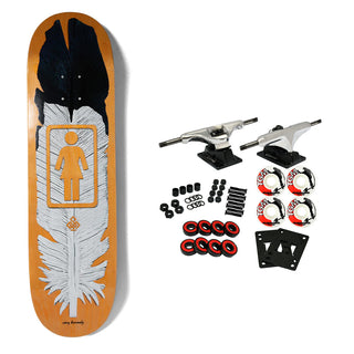 Girl Skateboard Complete (Assorted) Kennedy Saiz Feather 8.5" x 31.75"