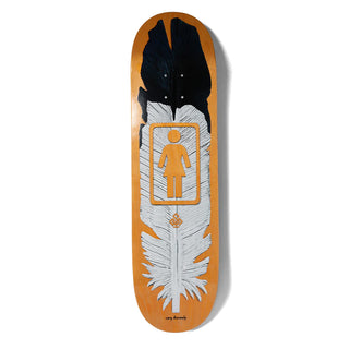 Girl Skateboard Deck (Assorted) Kennedy Saiz Feather 8.5" x 31.75"