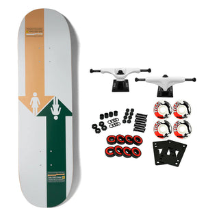 Girl Skateboard Complete McCrank Dual Directional Twin Tail 8.5" x 31.875"