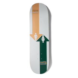 Girl Skateboard Deck McCrank Dual Directional Twin Tail 8.25" x 31.875"