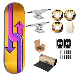 Girl Premium Complete Skateboard McCrank Dual Directional 8.5" Ft. Krux/Satori/Independent