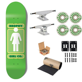 Girl Premium Skateboard Complete Brophy 93 Til 8.5" Ft. Krux/Spitfire/Independent