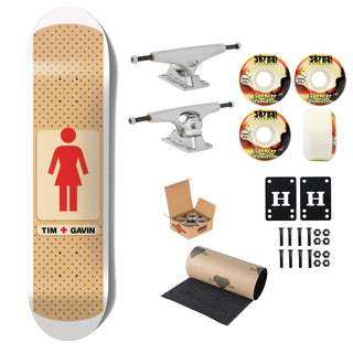 Girl Premium Skateboard Complete Gavin Bandaid Reissue 7.75" Ft. Krux/Satori/Independent