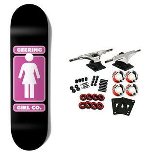 Girl Skateboard Complete Geering 93 Til Black/Purple 8.375" x 32"