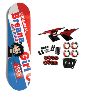 Girl Skateboard Complete Geering Bubble Gum 8.25" x 31.875"