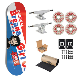 Girl Premium Skateboard Complete Geering Bubble Gum 8.25" Ft. Krux/Spitfire/Independent