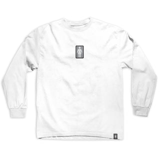 Girl Skateboards Longsleeve Shirt OG Garment Dyed White