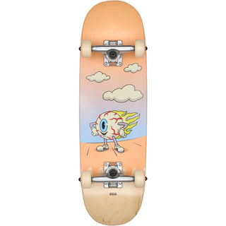 Globe Skateboards Complete Kids Wide Mini Flaming Eye 7.9" x 27.25"