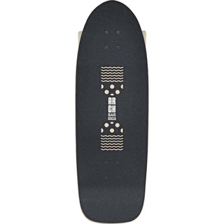 Globe Skateboards Surf Skate Walrus Black/Peaking 10.25" x 31"