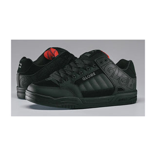 Globe Skateboard Shoes Tilt Black/Red/Tartan