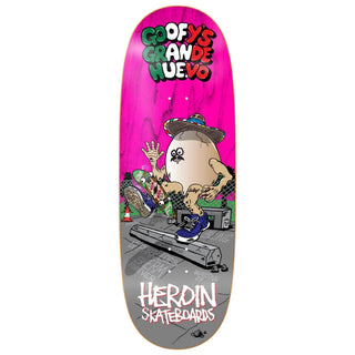 Heroin Skateboard Complete Goofy's Grande Egg (Assorted) 10.75" x 32.4"