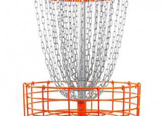 MVP Disc Golf Black Hole Gravity Permanent Basket Red