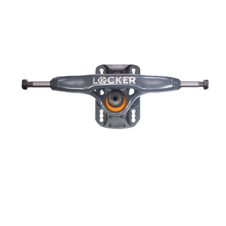 Grind King Skateboard Trucks Locker 2 9.25" Axle Battleship Grey (Pair)