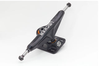 Grind King Skateboard Trucks Locker 2 8.0" Axle Black (Pair)