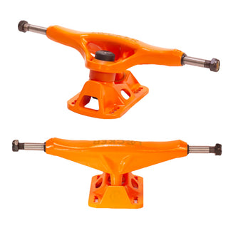 Grind King Skateboard Trucks Locker 2 8.75" Axle Orange (Pair)