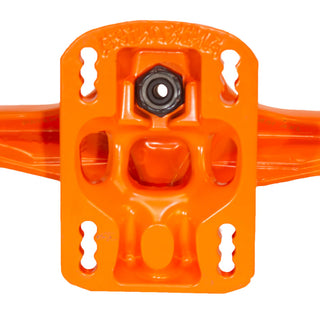Grind King Skateboard Trucks Locker 2 9.5" Axle Orange (Pair)