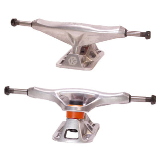 Grind King Skateboard Trucks Locker 2 8.75" Axle Silver (Pair)