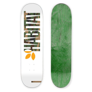 Habitat Skateboard Deck Apex Camo Twin 8.375" x 32.25"