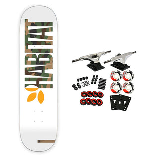 Habitat Skateboard Complete Apex Camo Twin 8.375" x 32.25"