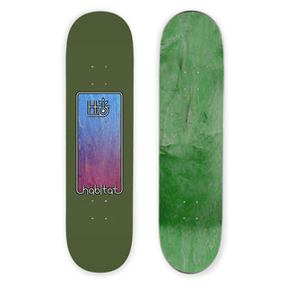 Habitat Skateboard Deck Veneer Window Logo 8.125" x 31.5"