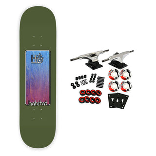 Habitat Skateboard Complete Veneer Window Logo 8.125" x 31.5"
