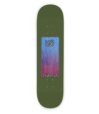 Habitat Skateboard Deck Veneer Window Logo 8.125" x 31.5"